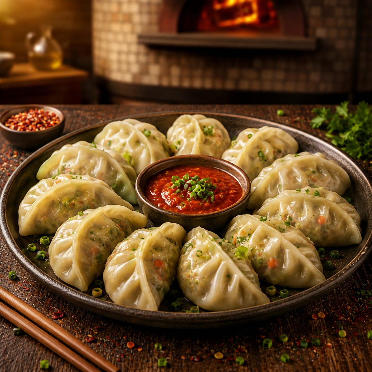 Veg Darjeeling Steam Momos [6 pcs]