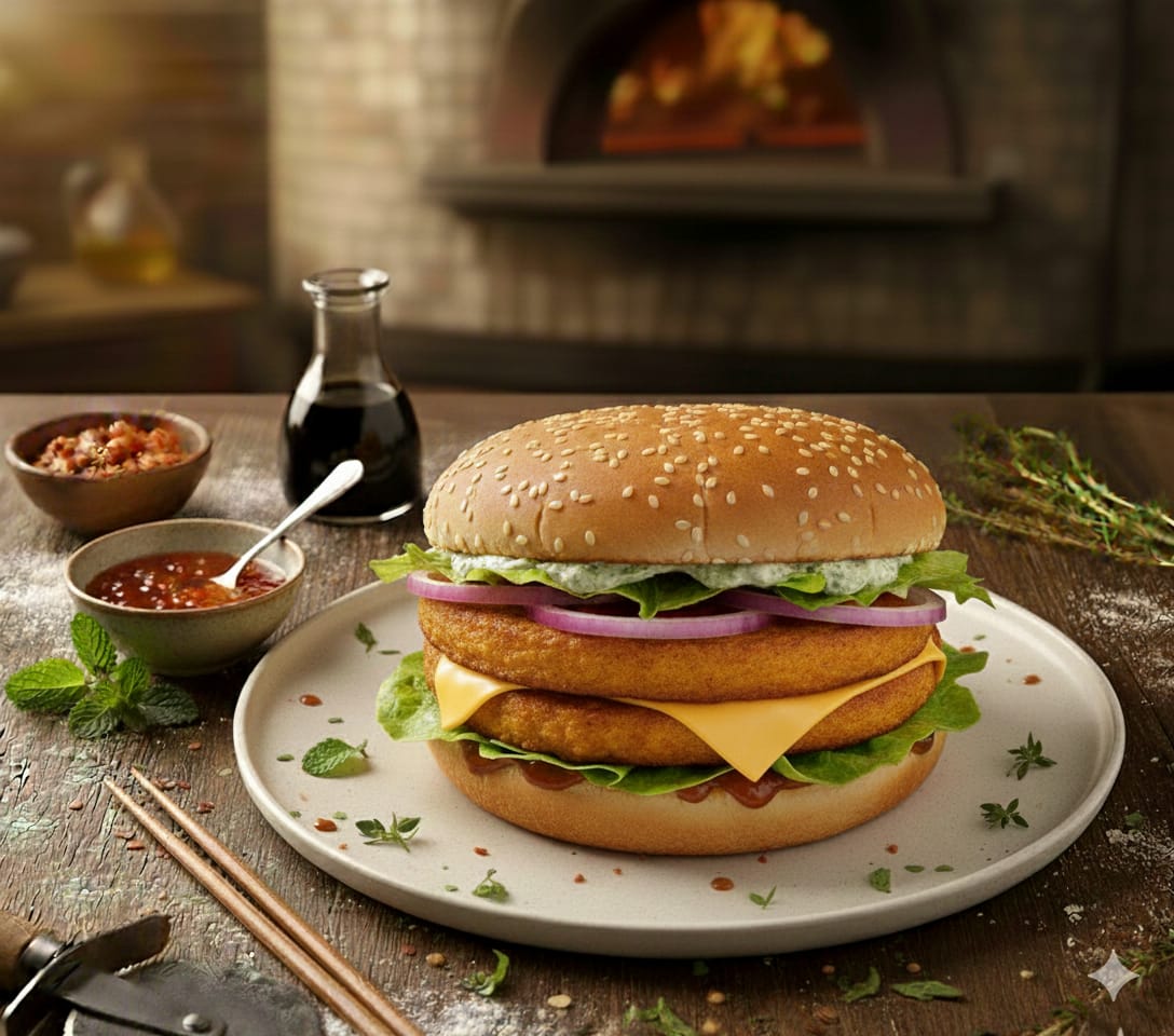 Big Signature Double Decker Burger